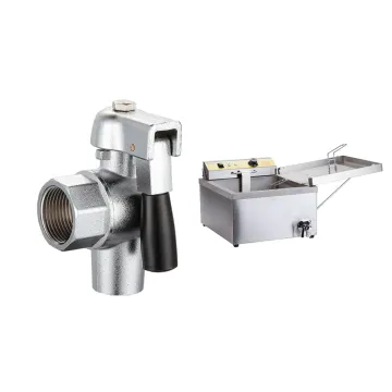 Oil Drain Valve for Funnel Cake / Donut Fryer
