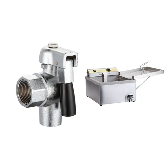 Oil Drain Valve for Funnel Cake / Donut Fryer