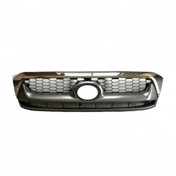 Good Quality ABS Grey & Chrome Front Bumper Grille for Toyota Hilux Vigo 2008-2011