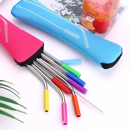Wholesale Eco-Friendly Stainless Steel Drinking Straw