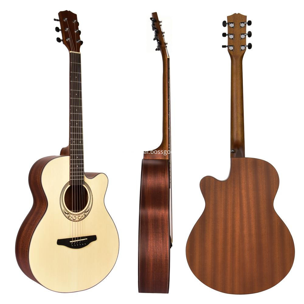 Acoustic Guitar Sapele Good Quality