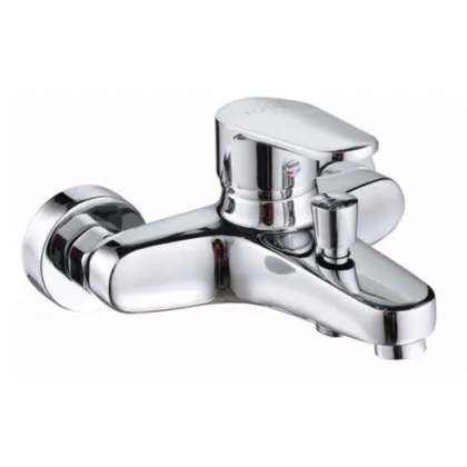Bathtub Wall Mounted Single Handle Rain Mixer Faucet
