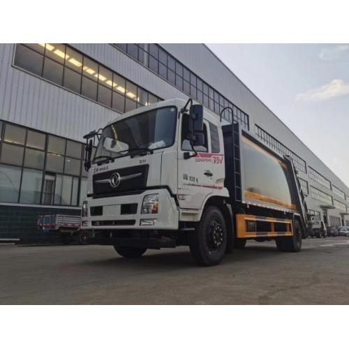 Dongfeng 10cubic 4x2 Caminhão de lixo comprimido