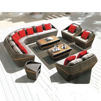New Design Rattan Sofa Set for Garden and Outdoor Use - A7004