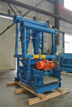 Oilfield mud recycling desander for 40~100µm particles