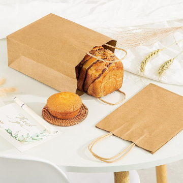 Custom FSC Gift Shopping Teal Kraft Paper Bags for Kids