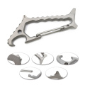 Titane en forme de requin Titanium EDC Multi outils avec ouvre-bouteille