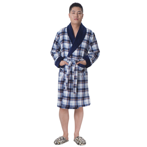 Man sexy lingerie microfiber bathrobe nice quality