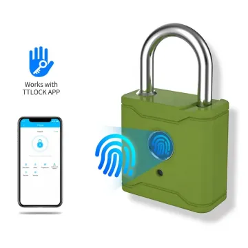 USB Rechargeable Mobile TTlock Fingerprint Biometric Padlock