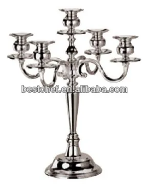 silverplated Candelabra 5-lights