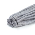 GRAU Weiche, verworrene, strukturierte Flecht-Locs