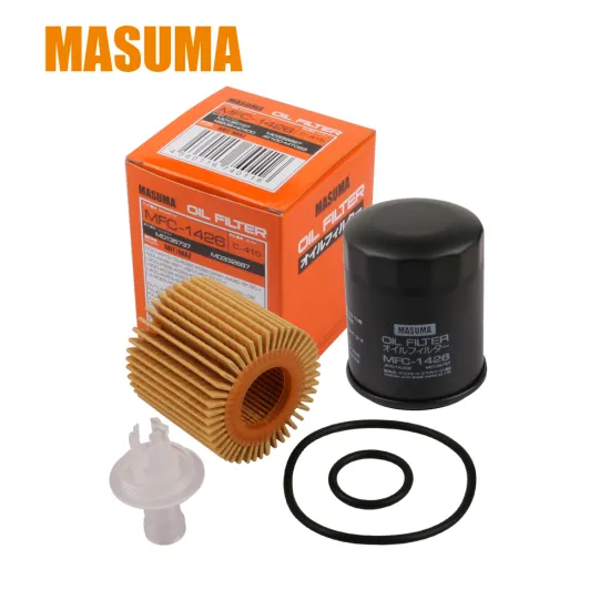Long Life Cycle MFC-1235 Oil Filter for Japanese Cars (15208-65F0C, AY100-NS004, 15208-65F0E)