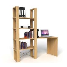 Bookshelf with corner table