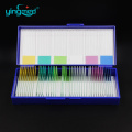 color painted glass slides microscope slide microbiology