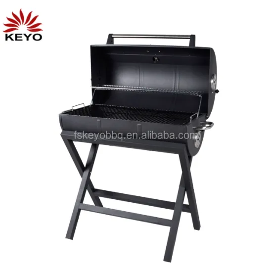 Charcoal grill European oil drum brazil barrel smoker charcoal bbq grill
