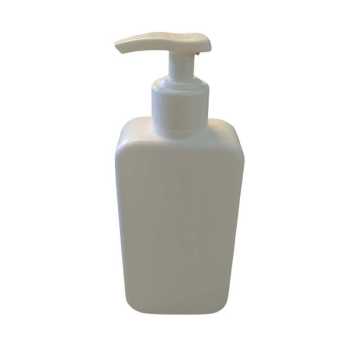 300ml HDPE Flat Square Bottle - Household Plastic Bottle Packaging 28/410