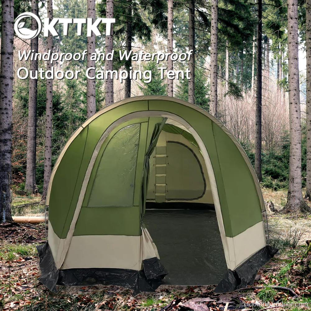14.6kgの緑の屋外キャンプ大きなスペーステント