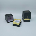 Beliebte schwarze Parfum -Paket -Box benutzerdefinierte Parfümbox