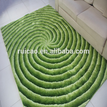 5d new design M6 soft material hand tufted polyester shaggy 3d carpet