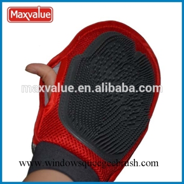 TPR pet grooming gloves products for dog