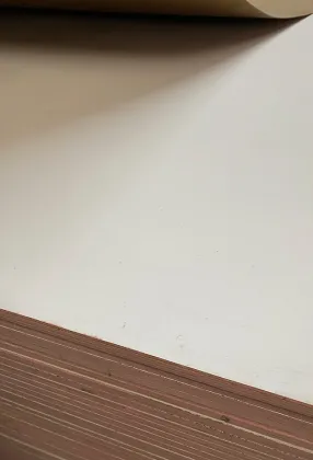 No paint board, matte white wardrobe board