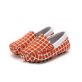 Penny Loafers Kids Leather Printed Kids Loafer Shoes Factory