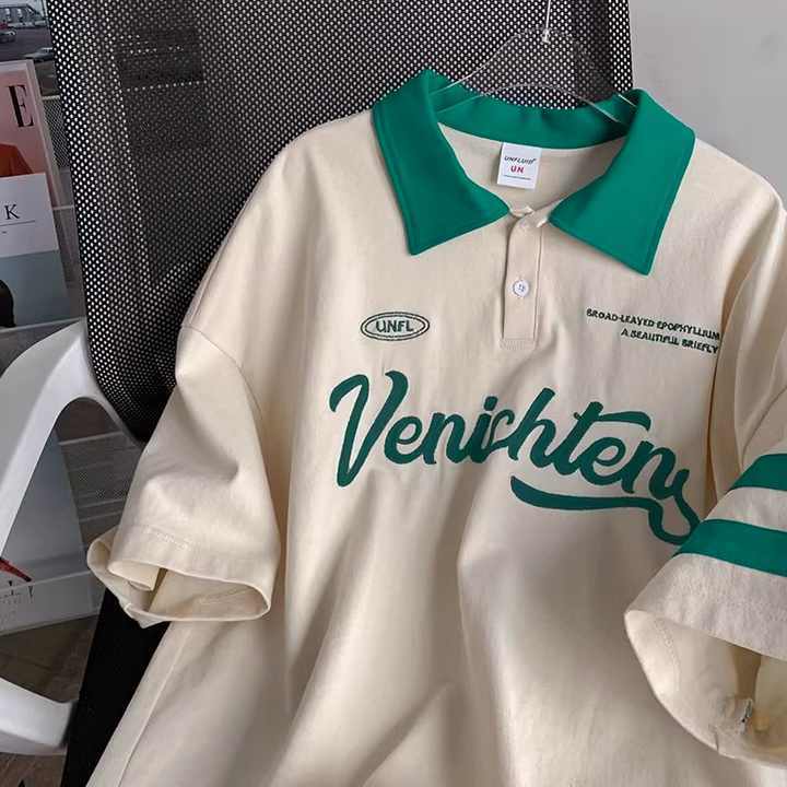Cotton Polyester Mens Uniform Golf Polo Shirts