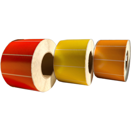 Étiquettes autocollantes de couleur personnalisée