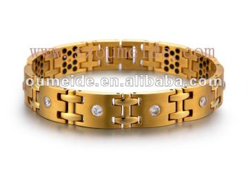 OEM/ODM Metal Factory New Women's Powerful Pure Titanium Diamond Bracelet