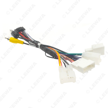 6pin Power Cord Wiring Harness Adapter for Toyota Car Audio Installation in Southeast Asia