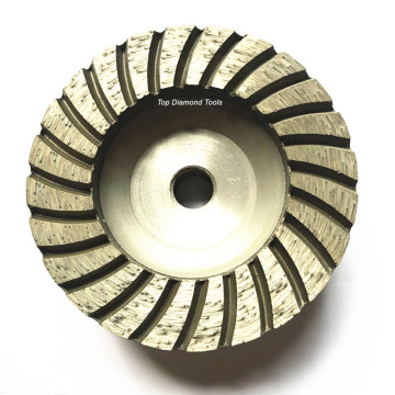 4 Inch Aluminum Diamond Turbo Cup Grinding Wheels