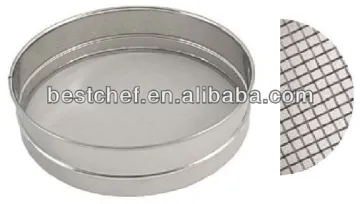 stainless steel stackable flour Sieve mesh 30#