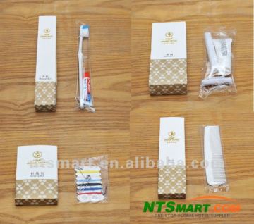 High quality disposable hotel amenities/ hotel supply/ one-off hotel amenities making according to customer request