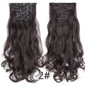 16 Clip in hair extension  2#