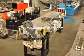 Fixed Type Downspout Pipe Roll Forming Machine , Colored Steel Sheet