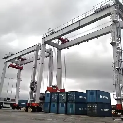 Hydraulic RTG Cranes Container Loading Crane