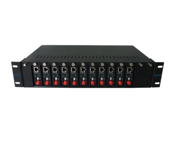 14 Slot 2U 19-inch Rack Mount Chassis for Media Converter