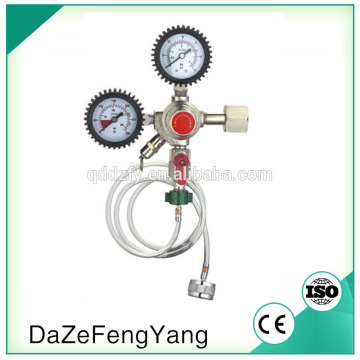 Dual gauge co2 gas beer regulator Gas filling