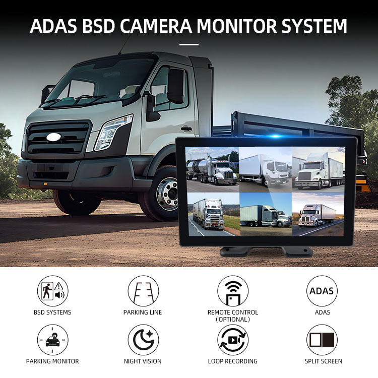 10 Inch Rear View Bsd Monitor & Night Vision Camera System For Trucks ...