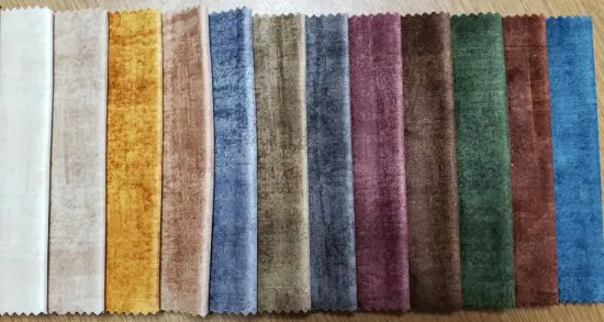Upholstery Fabric for Sofa Printed Velvet Furniture
