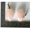 Natural Rose Quartz Crystal Healing Stone necklace Love Heart Chakra Reiki Pointed Gemstone Mothers Day Gifts