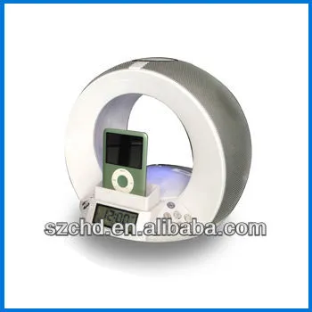 portable dock station stereo speaker for iphone5 ipod mp3