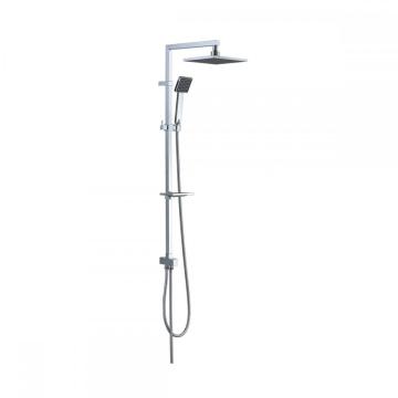 High pressure adjustable height bathroom shower column set