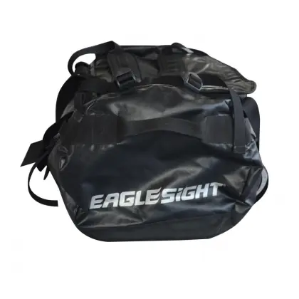 Waterproof Black Gym Duffle Bag with Extra Strength