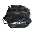 Bolso de lona impermeable de gimnasio negro duradero