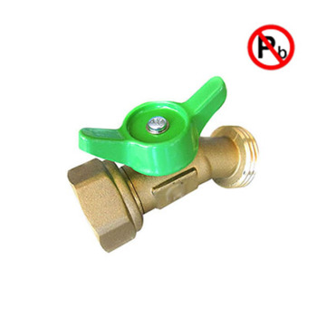 Free Lead Brass Boiler Drain with Mip Thread X Hose Thread