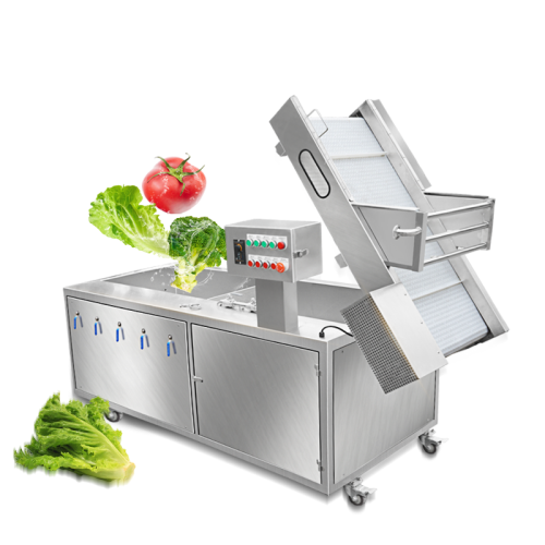 Air Bubble Commercial Vegetable Washing Machine
