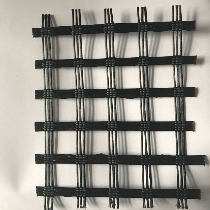 PET Uniaxial Polyester Woven Geogrid for Soil Reinforcement