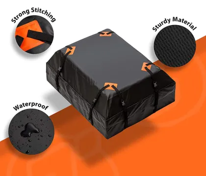 Edge Car Top Carrier Waterproof Expandable Roof Cargo Bag Interstate Cargo Bag