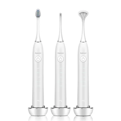 grossiste brosse dent electrique u shaped toothbrush clear toothbrush